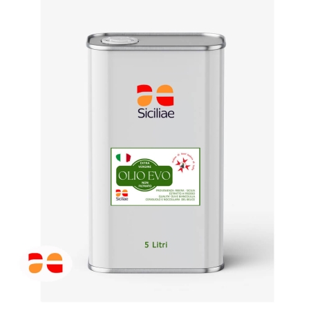Olio Evo Siciliae dal tuo albero | Arance e Olio Evo di Ribera dal tuo albero siciliano Olio Evo Siciliae - latta olio 5