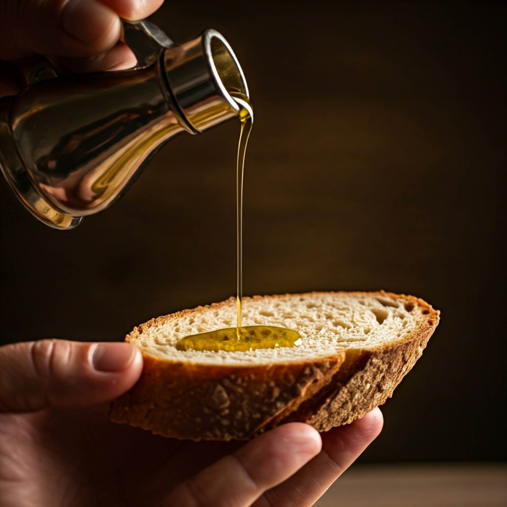 Pane con olio extravergine di oliva
