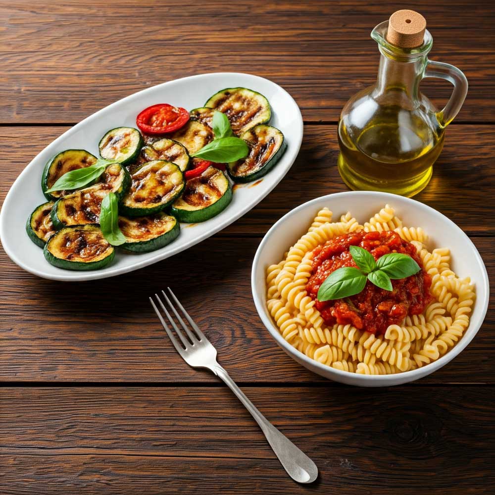 Abbinamento Olio EVO e Cibo mediterraneo