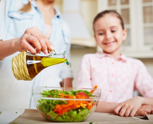 L'olio Evo è un alleato per la crescita dei bambini