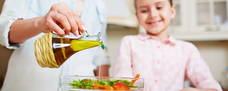 L'olio Evo è un alleato per la crescita dei bambini